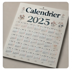 Calendrier 2025